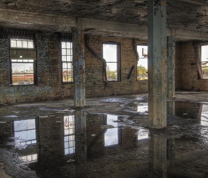Flooded Building.