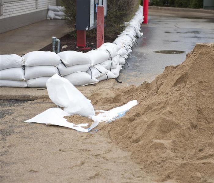 Sandbags to Protect Against Flooding